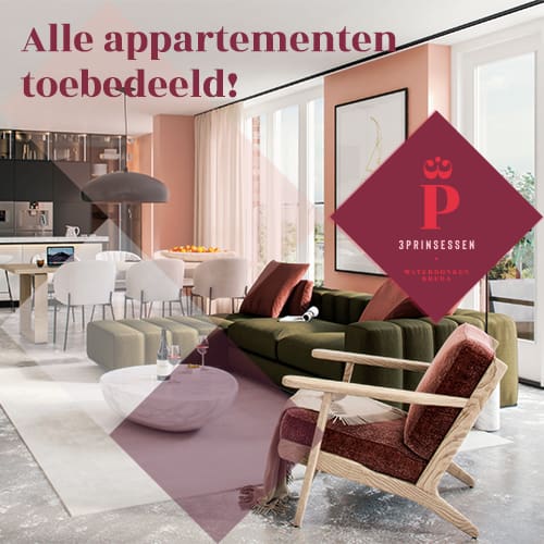 Alle appartementen toebedeeld