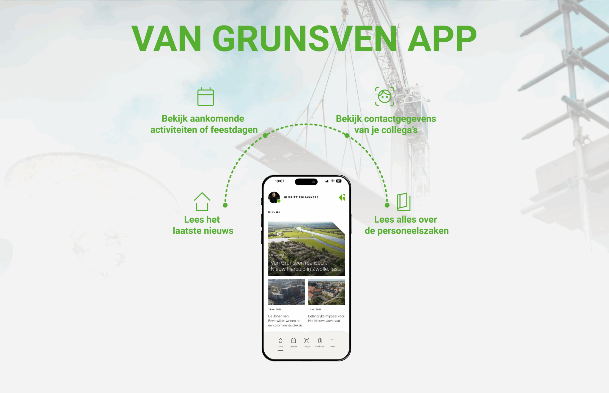 App intranet uitnodiging